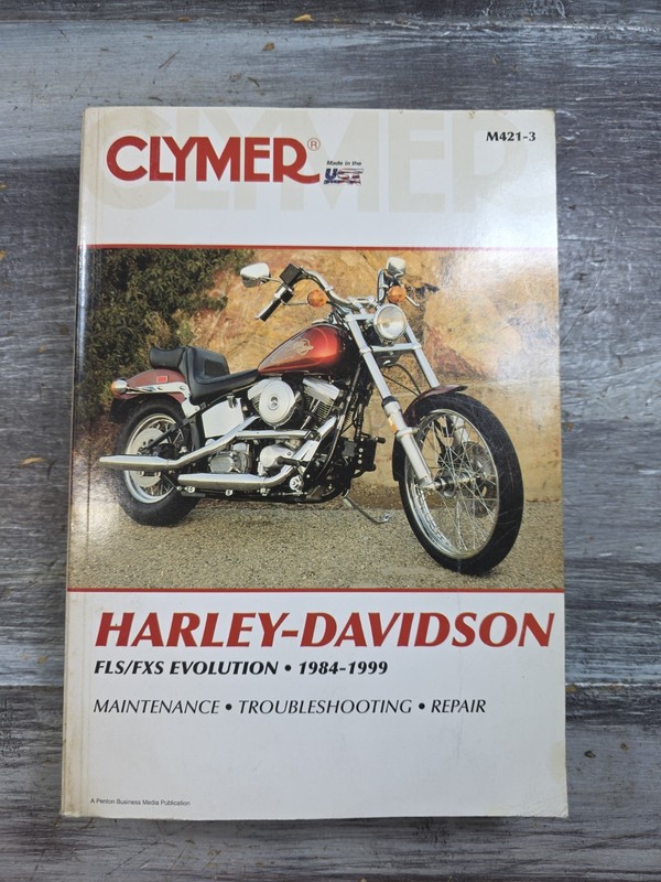 Clymer Service Repair Maintenance Manual M421-3 Harley Davidson FLS/FLX Evolutio