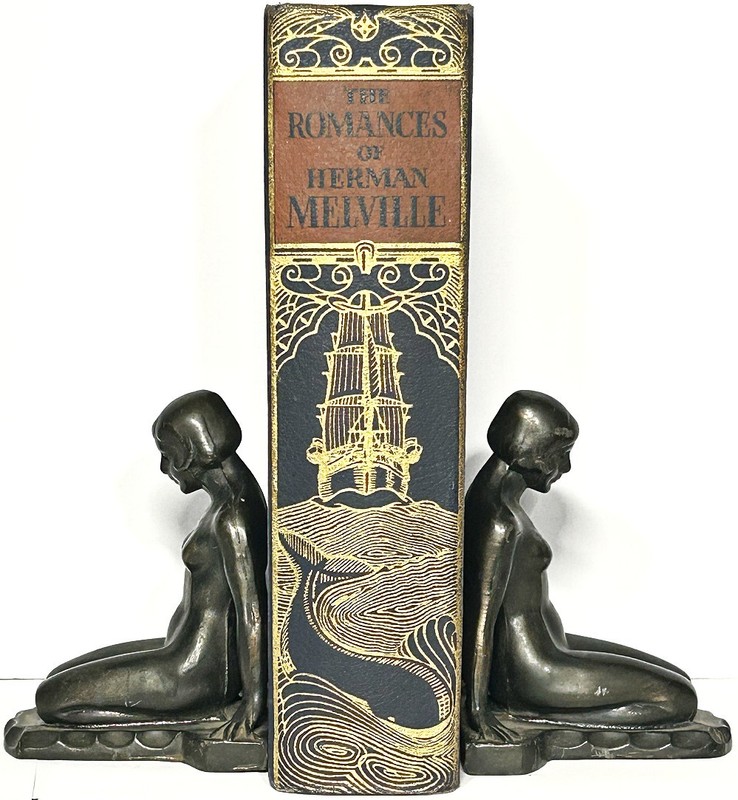 1931 MOBY DICK whaling FIRST EDITION maritime TYPEE Ocean Voyages ship MELVILLE