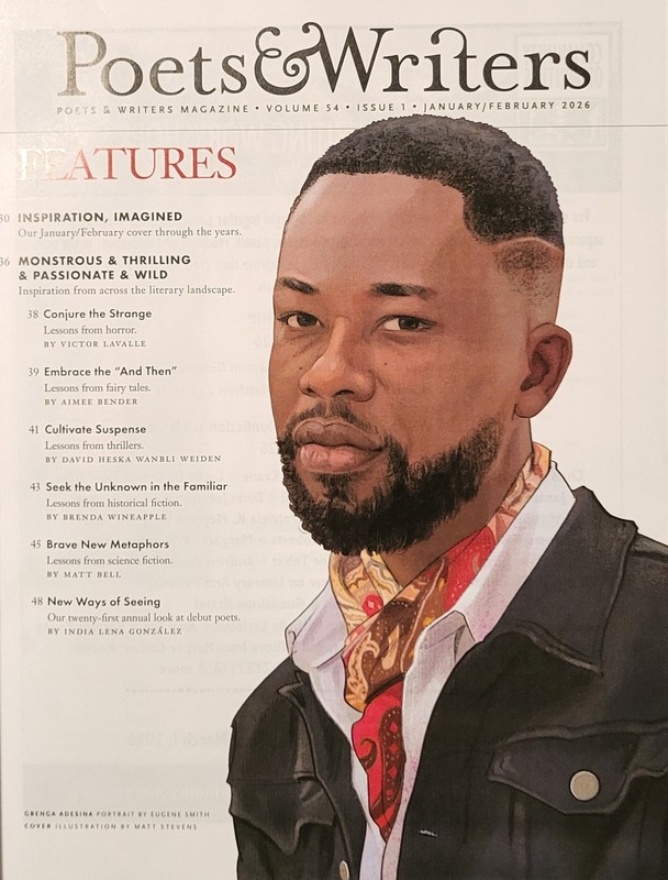 Poets & Writers Magazine January/February 2026 - Inspiration gallery