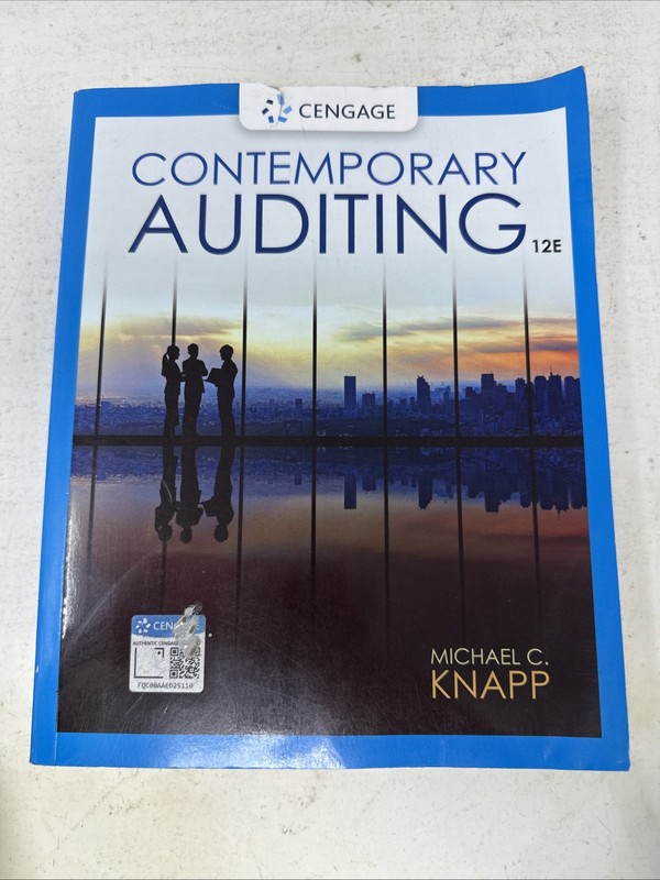 Contemporary Auditing – Paperback, by Knapp Michael C (12th edition)