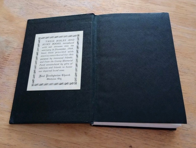 Revised Standard Version Text 1971 Black Compact Hardcover Collins & Sons 1958 gallery