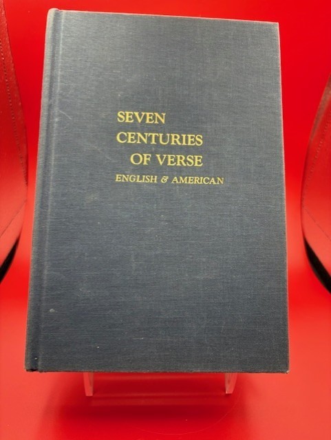 Seven Centuries of Verse English & American A.J.M. Smith 2nd Ed 1957 Hard Cover