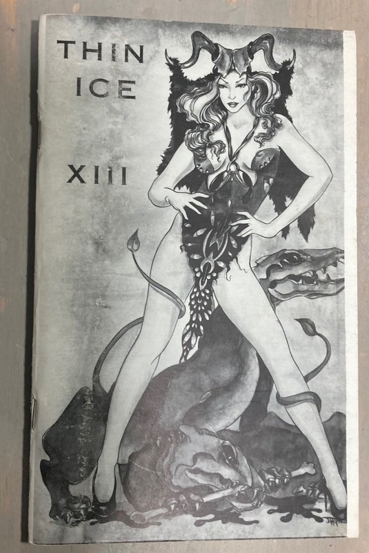 Thin Ice XIII 1993 Kathleen Jurgens Dark Fantasy, Horror Poetry Vintage Magazine