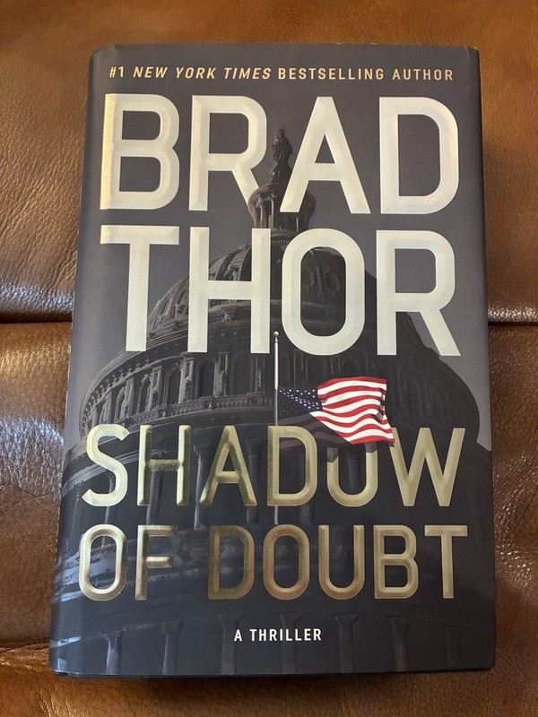 Shadow of Doubt: A Thriller by Brad Thor Hardcover Book (9781982182236).