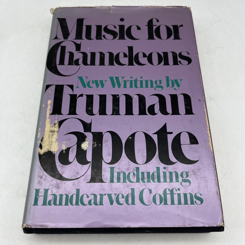 Music for Chameleons Truman Capote 1980 HC/DJ 1st Ed. True Crime America *DJ