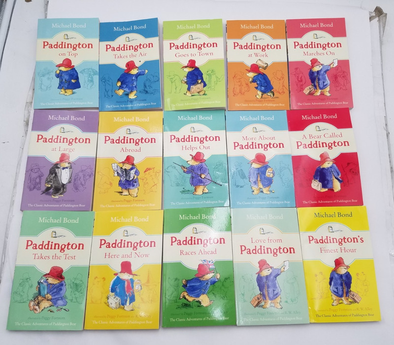 The Classic Adventures Of Paddington Bear 15 Books Box Set (No cardboard sleeve)