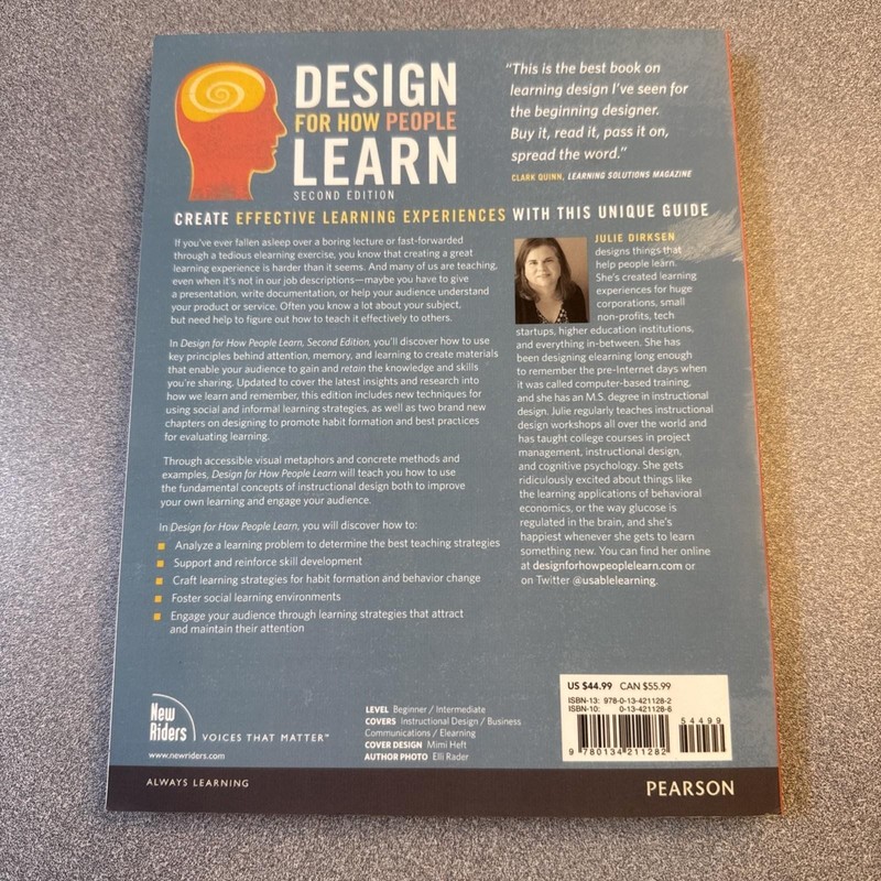 Voices That Matter Ser.: Design for How People Learn by Julie Dirksen (2015,... gallery