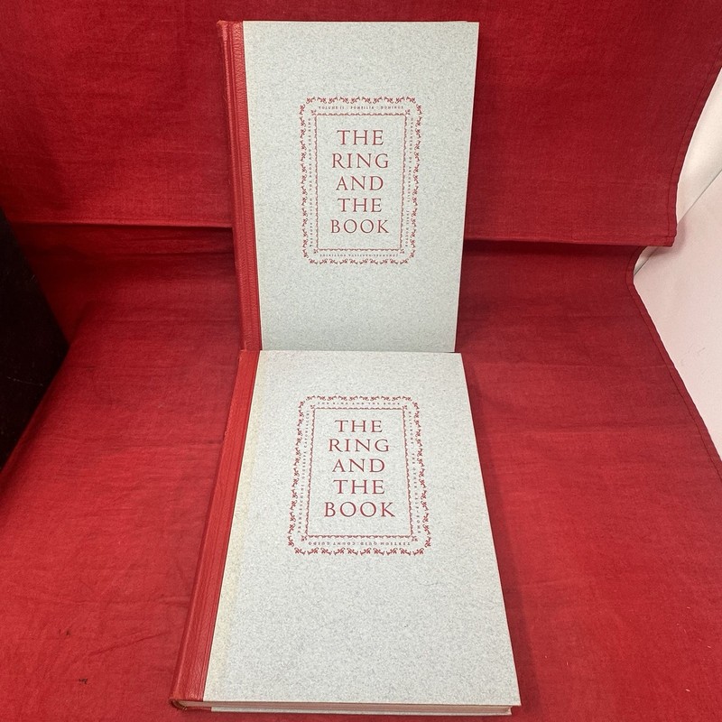 Robert Browning - The Ring and the Book Limited Editions Club 1949 in Slipcase gallery