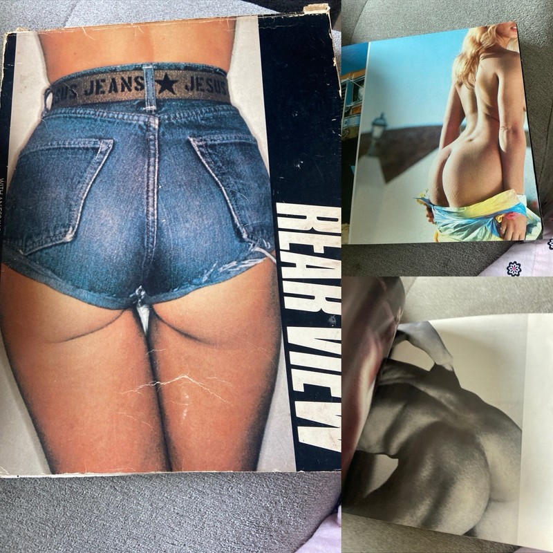 Vtg 1981 Rear View Book Nick Tosches 1st Ed Delilah Books Jordache Zena Butt Ad