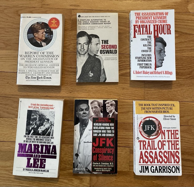 Lot of 6 JFK John F. Kennedy assassination paperback books Jim Garrison etc