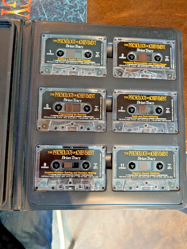 Brian Tracy The Psychology of Achievement 6 Cassette Set Complete gallery