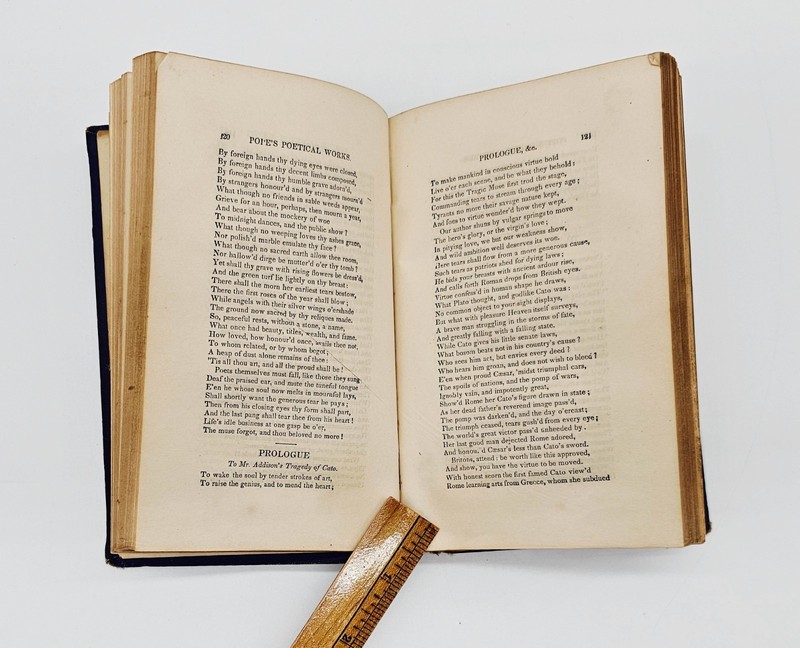 Political Works of Alexander Pope 1857-58 Two Volumes in One HC 306 pages gallery