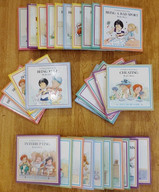 Joy Berry Help Me Be Good Complete 29 Book Set Vintage Hardcover Lot Like New