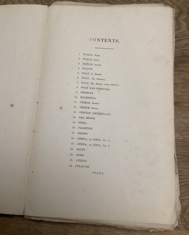 THE HARROW ATLAS OF CLASSICAL GEOGRAPHY 23 MAPS PUBLISHED EDWARD STANFORD 1857 gallery