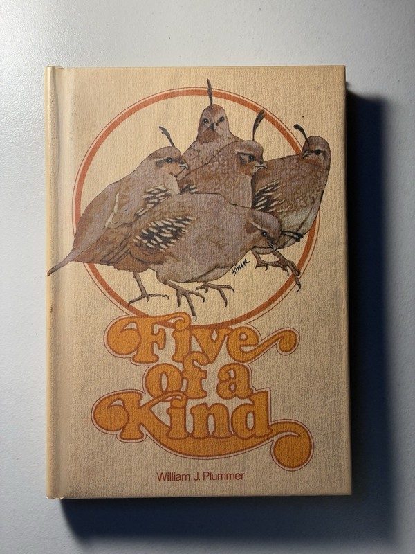 Five Of A Kind by William J. Plummer 1976 1st Ed. VGC Refuge To Stray Animal GC