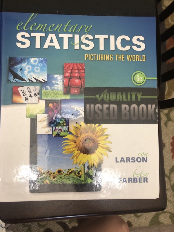 Elementary Statistics: Picturing the World by Farber and Ron Larson (Hardcover,