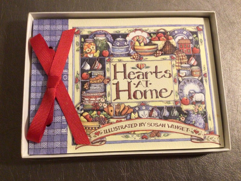 Susan Winget Hearts at Home (Ribbons of Love) Vintage Gift Book New
