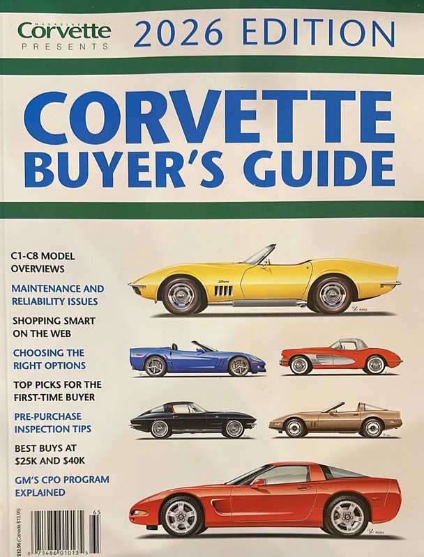Corvette Buyer’S Guide Magazine Issue 65 Free Shipping