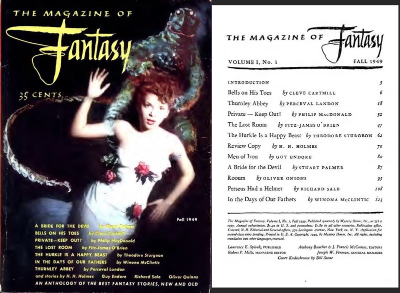 616 MAGAZINES - Fantasy & Science Fiction - Novel, Short Stories, Books - CD/DVD gallery