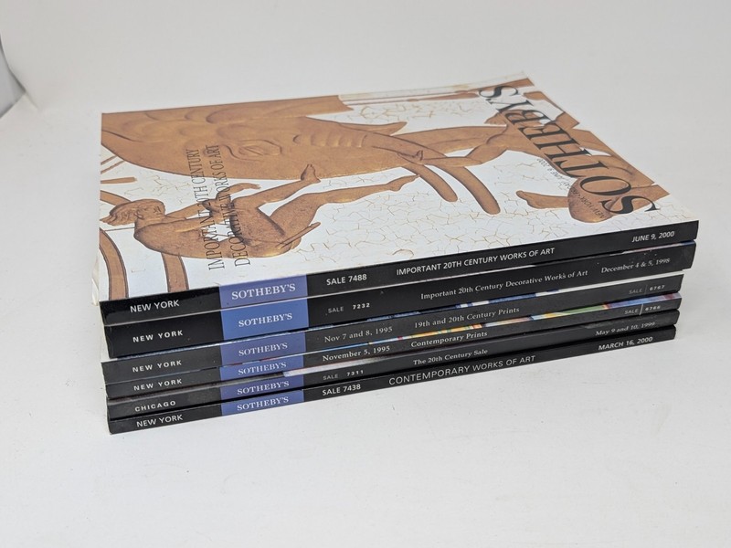 Sotheby’s 20th‑Century & Contemporary Art Auction Catalogs 1995–2000 Lot of 6