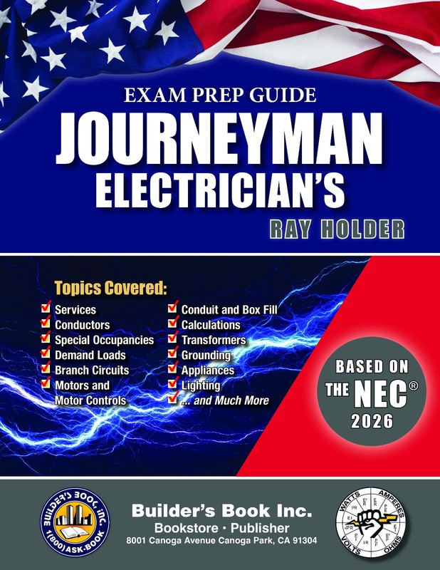 2026 Journeyman Electrician’s Exam Prep Guide By Ray Holder