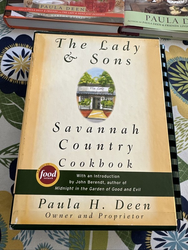 Lot Of 4 Paula Deen Cookbooks 2 Spiral Bound In Case Inv#99 gallery