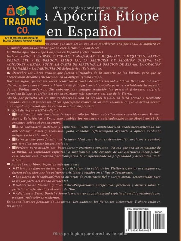 Biblia Apócrifa Etíope En Español (letra Grande): Antiguas Escrituras Perdidas D gallery