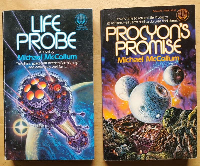 Michael McCollum: Life Probe & Procyon’s Promise (Both 1st Edition MMPBs)