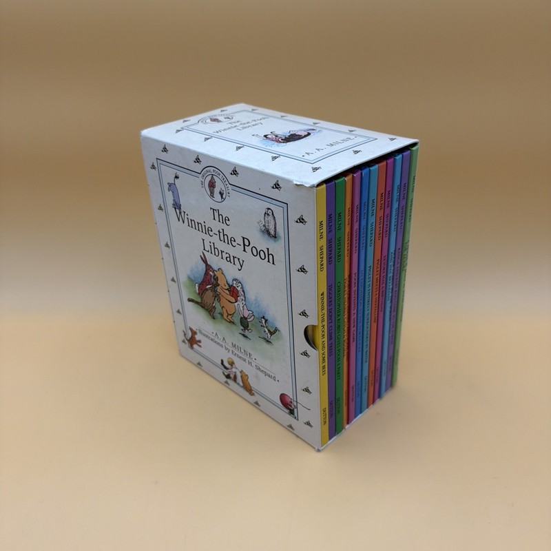 The Winnie-the-Pooh Library 12 Book Box Set A.A. Milne Original Pooh Treasury