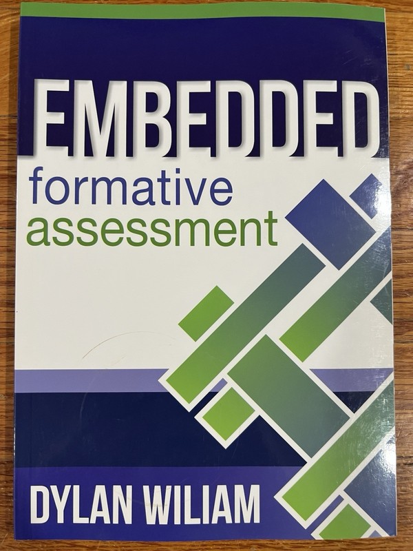 Embedded Formative Assessment Dylan Wiliam Paperback Solution Tree Education