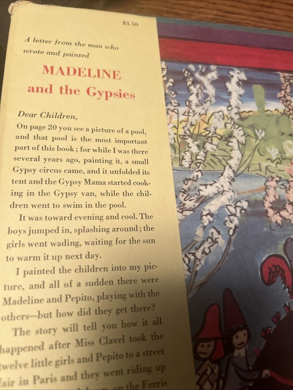 Ludwig Bemelmans / Madeline and the Gypsies 1st Edition 1959 HCDJ Vintage MCM gallery