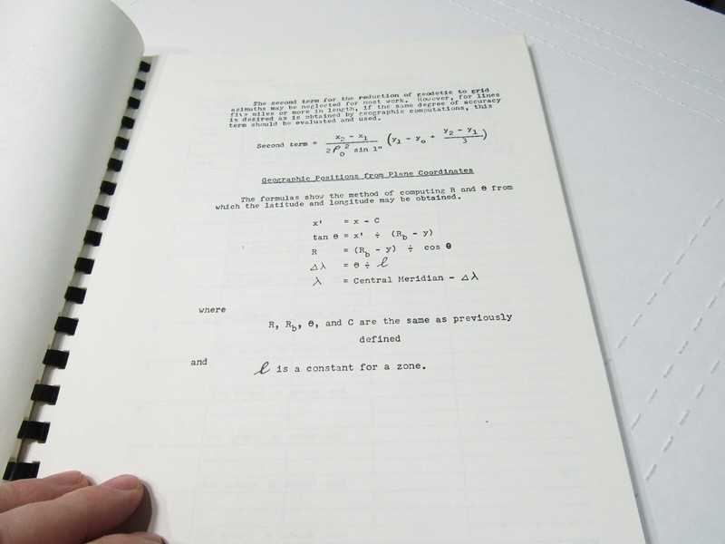 1978 Dept Commerce Plane Coordinate Projection Tables California gallery