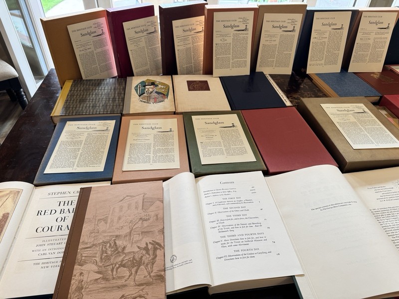 Heritage Press Americana & Exploration Collection 26 HC Slipcase (24) Sandglass