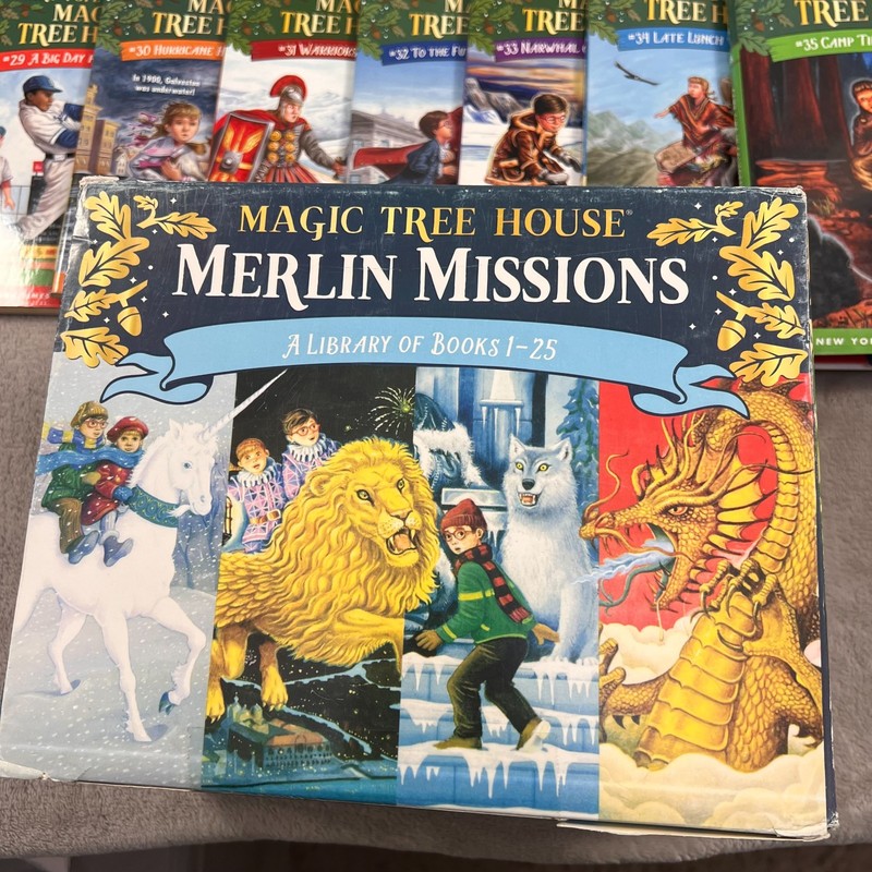 Magic Tree House Series Mary Pope Osborne 2 COMPLETE SETS Merlin Missions 60pcs gallery