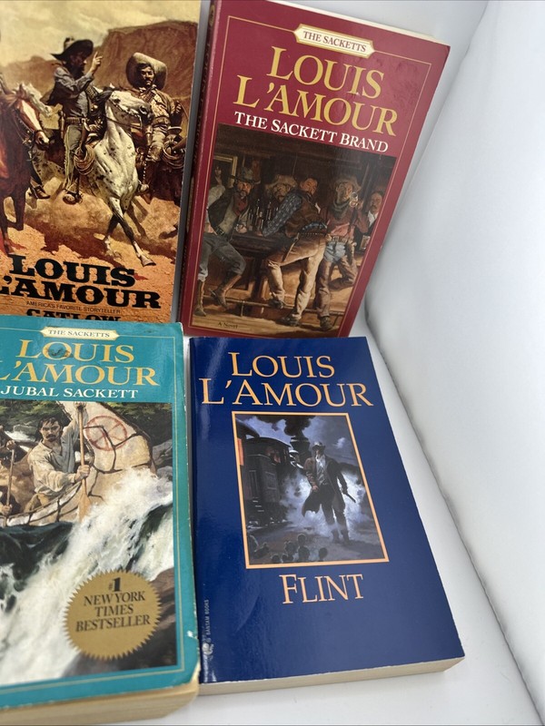 Lot of 6- LOUIS L'AMOUR - Paperback Western Books - Mixed Titles gallery