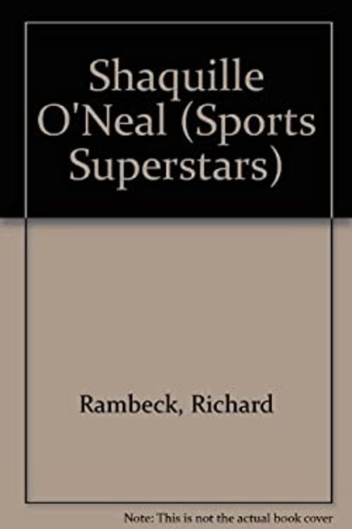 Shaquille O’Neal Hardcover Richard Rambeck