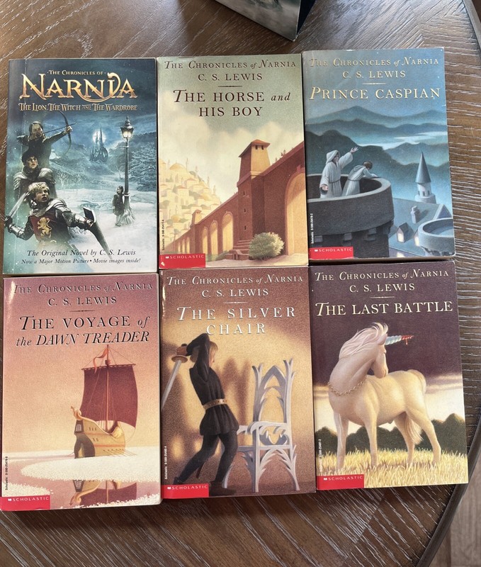 The Chronicles Of Narnia 6 Book Set W/Box C.S. Lewis 2005 Book 2 - 7 In Series gallery