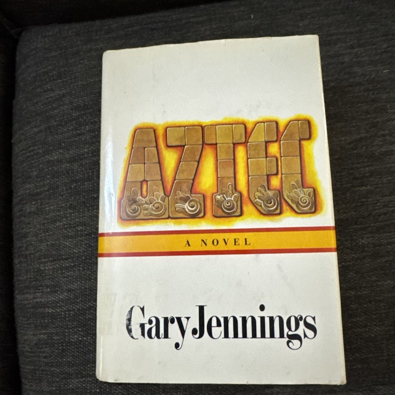 Aztec by Gary Jennings 1980 Atheneum hardcover dust jacket Book Club Edition