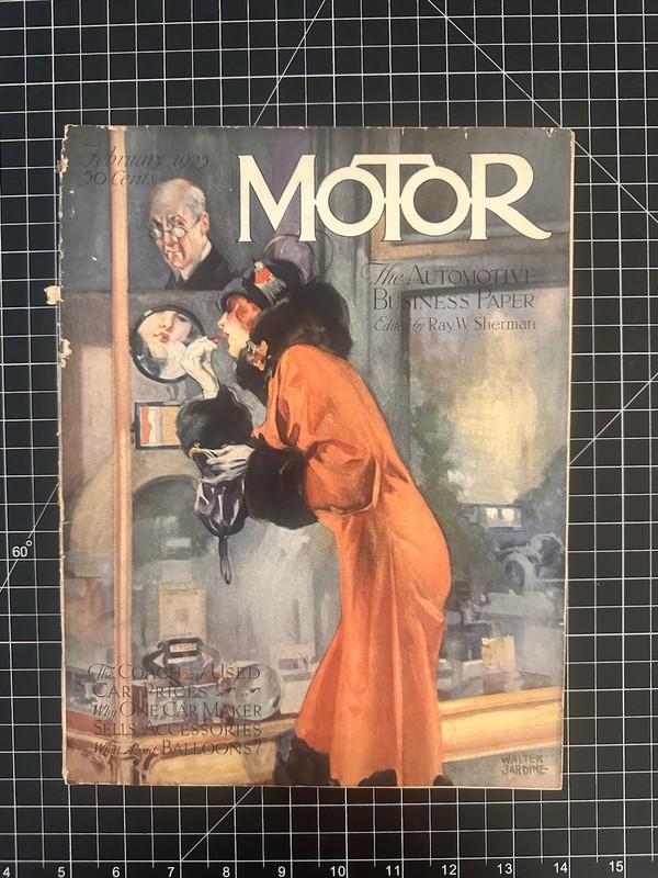 MOTOR MAGAZINE – Feb 1925 – Antique Auto Ads, Parts, Buick, Cars, Chevrolet