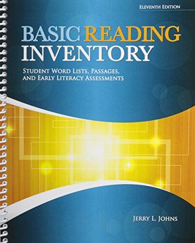 Basic Reading Inventory: Student Word Lists, Passages, and Early Lit – VERY GOOD