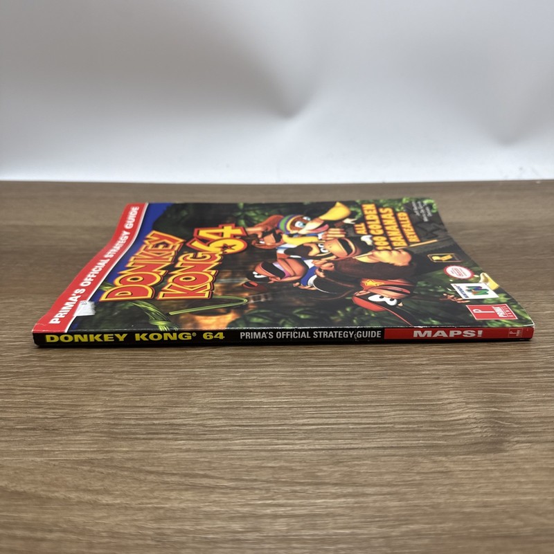 Donkey Kong 64 Prima Strategy Guide For Nintendo 64 N64 w/ Map Poster gallery