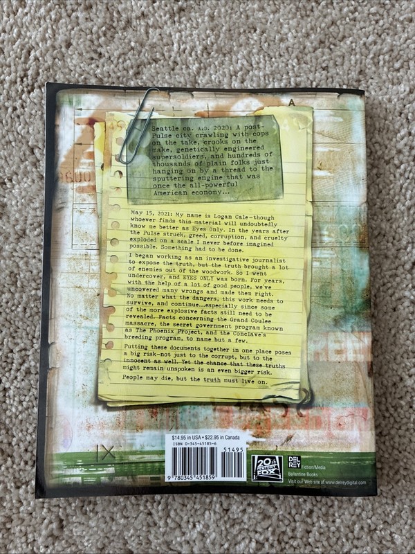Dark Angel - Eyes Only Dossier- First Edition! Jessica Alba - 2003 TPB gallery