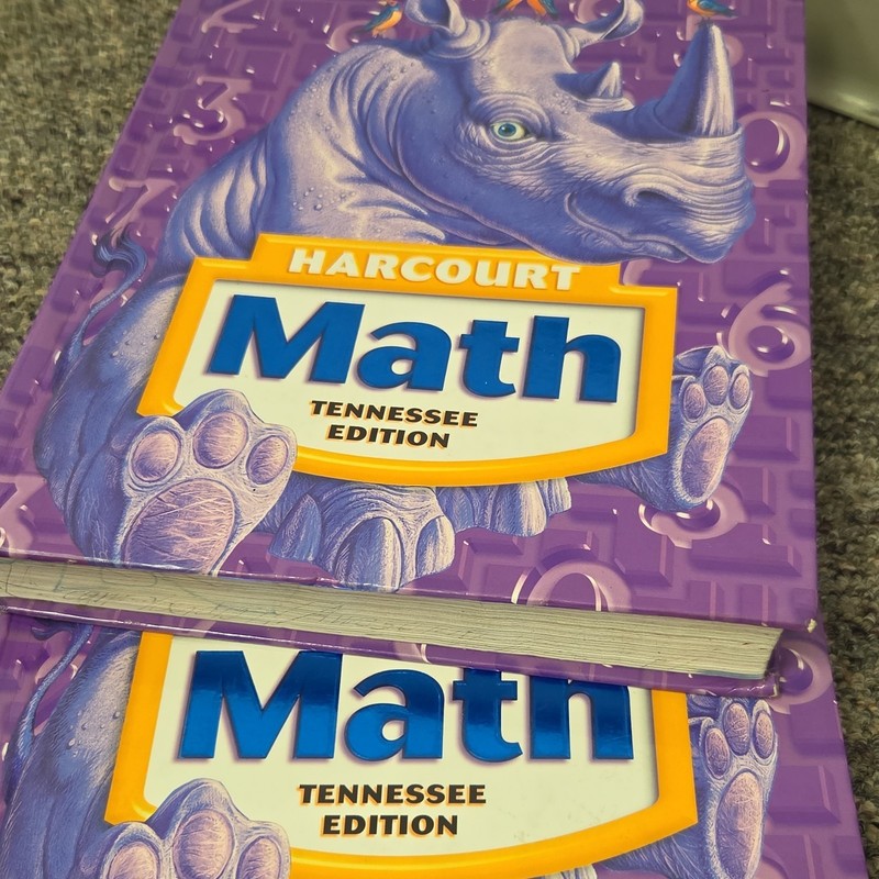 Harcourt Math Tennessee Edition Hardcover Textbook (ISBN 0-15-340455-8)