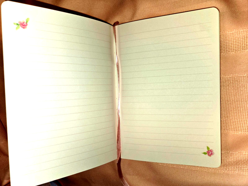 Girl Ballerina Journal Book New, Lined Pages, Ribbon Bookmark 5x7 in., Nice! gallery