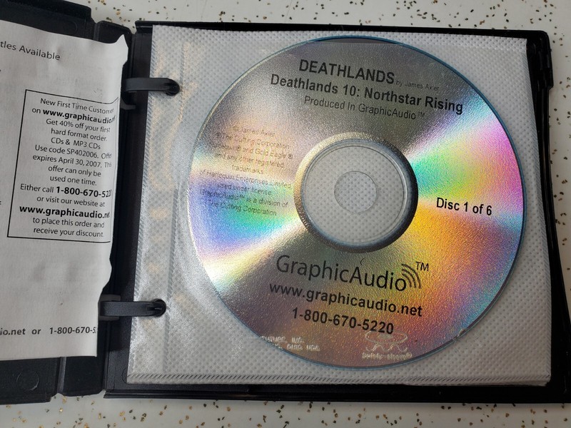 Deathlands 10 : Northstar Rising (2005, Compact Disc) James Axler 7 Hours 6 CD gallery