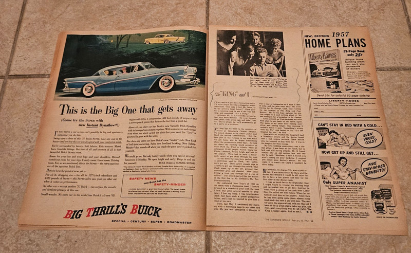 Vintage American Weekly February 10th 1957 Weekly Paper gallery