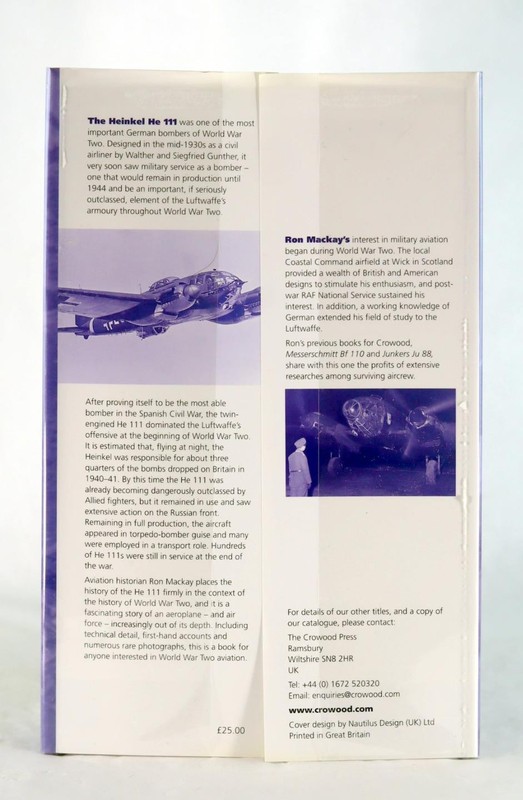 Ron Mackay 2003 Heinkel He 111 Illustrated History Hardcover w/Dustjacket gallery