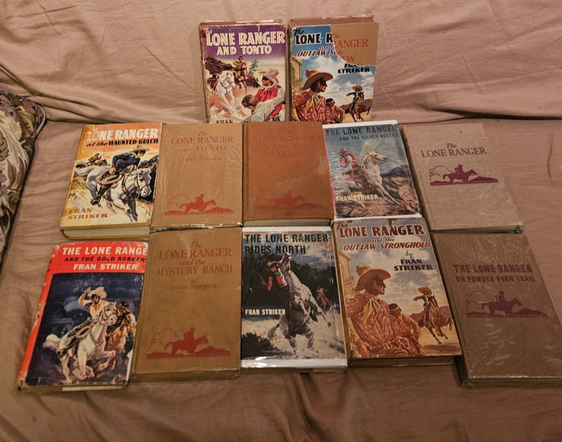 12 Long Ranger Books Grosset and Dunlap 1939 Striker Hardcovers