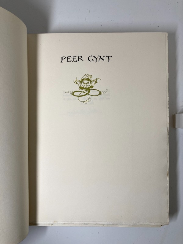 Rackham SIGNED Peer Gynt 1936 Vellum Ltd #232/460 Harrap Fine Binding GORGEOUS gallery