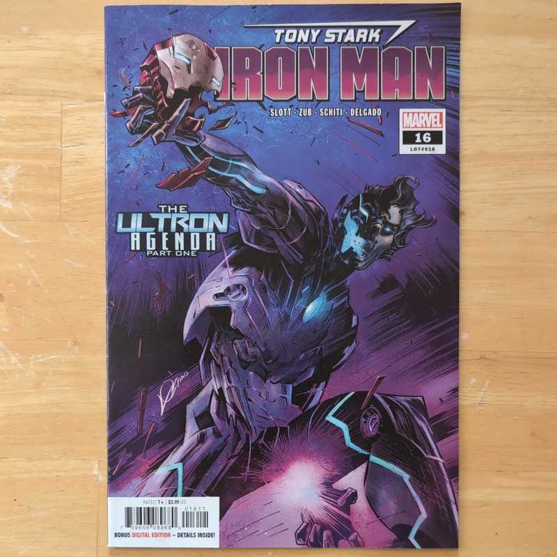 Tony Stark Iron Man #16 Marvel MCU Comics Comic Ultron Agenda Part 1 1st Edition